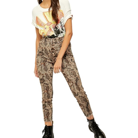 Free People Raw High-Rise Jeggings - Picture 1 of 4